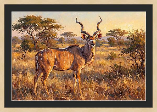 Kudu In Golden Light