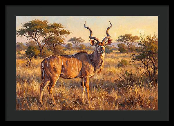 Kudu In Golden Light