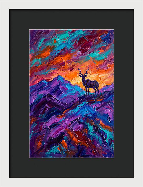 Kudu Silhouette At Dusk