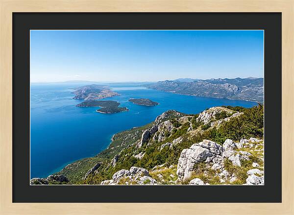 Kvarner Gulf From Ucka Mountain