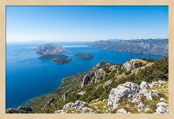 Kvarner Gulf From Ucka Mountain