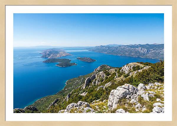 Kvarner Gulf From Ucka Mountain