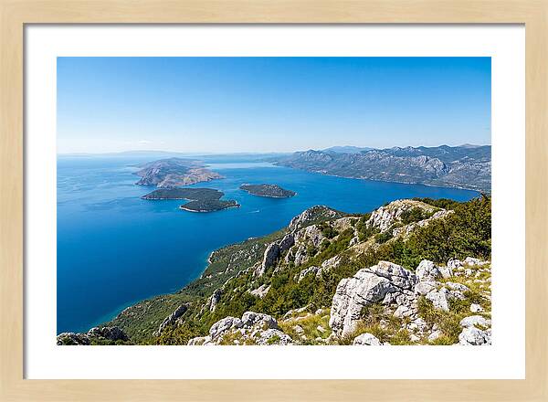 Kvarner Gulf From Ucka Mountain