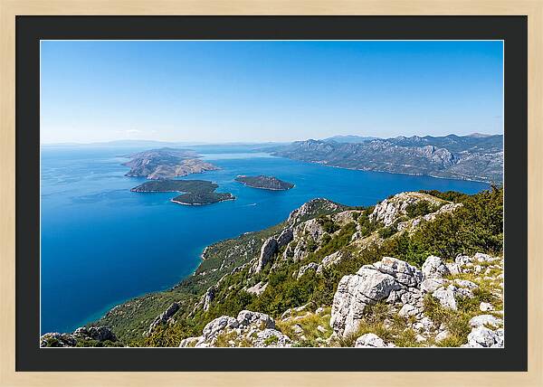 Kvarner Gulf From Ucka Mountain