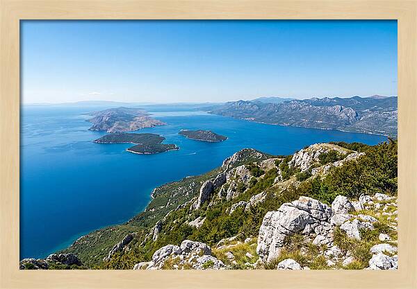 Kvarner Gulf From Ucka Mountain