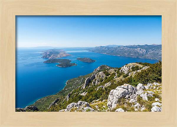 Kvarner Gulf From Ucka Mountain
