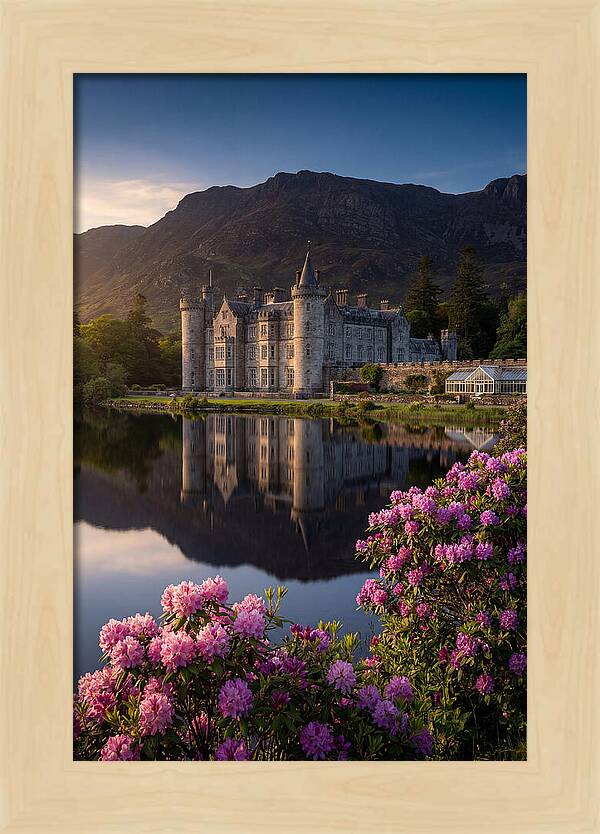 Kylemore Abbey Reflected In Lake