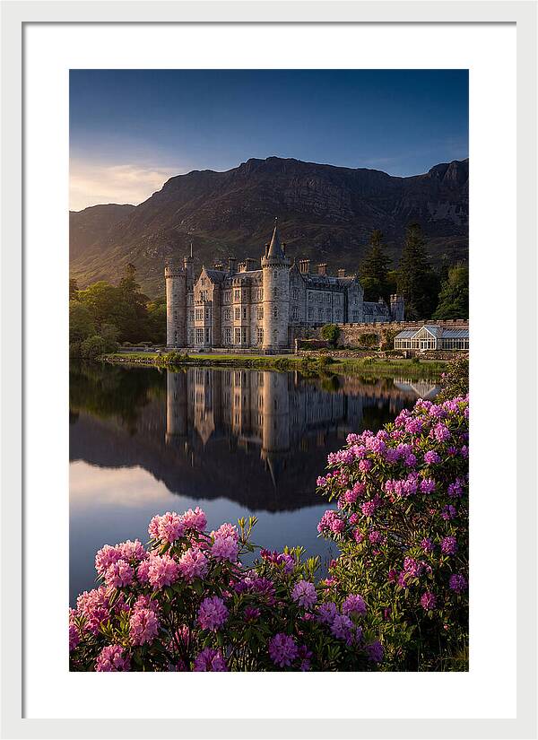 Kylemore Abbey Reflected In Lake