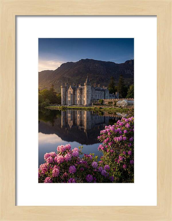 Kylemore Abbey Reflected In Lake