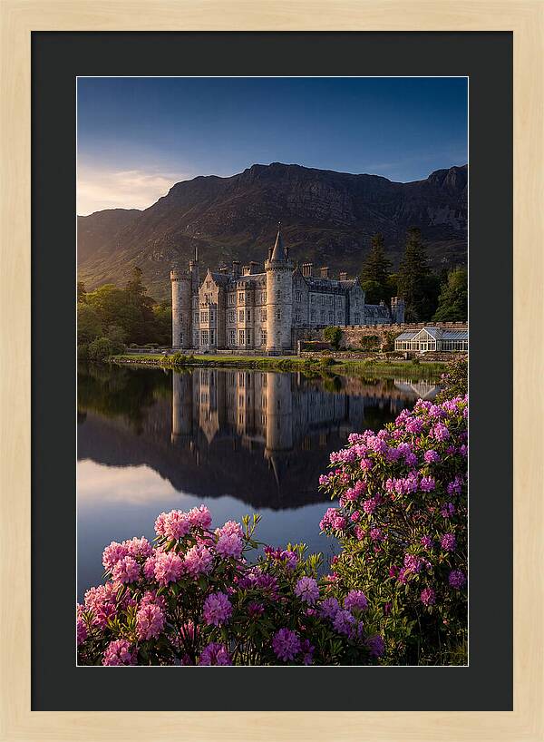 Kylemore Abbey Reflected In Lake
