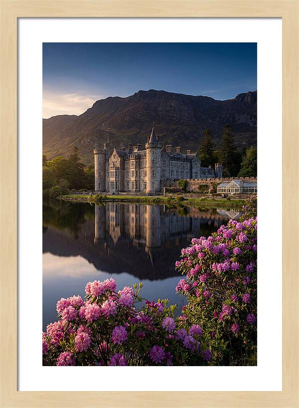 Kylemore Abbey Reflected In Lake