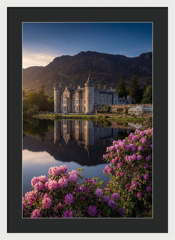 Kylemore Abbey Reflected In Lake