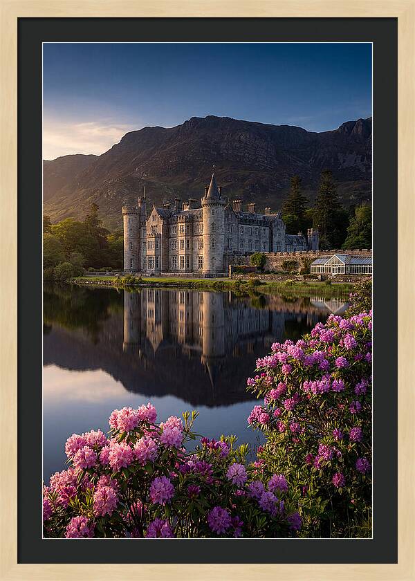Kylemore Abbey Reflected In Lake