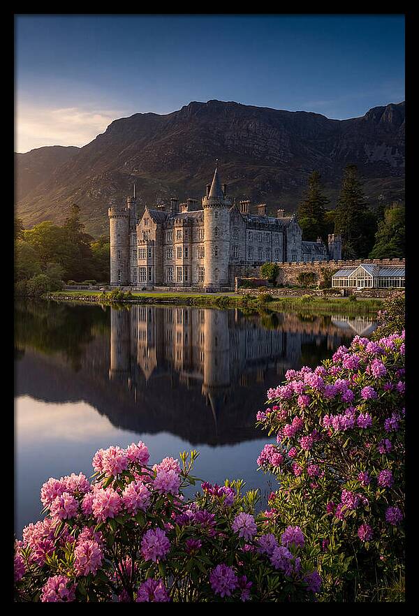 Kylemore Abbey Reflected In Lake