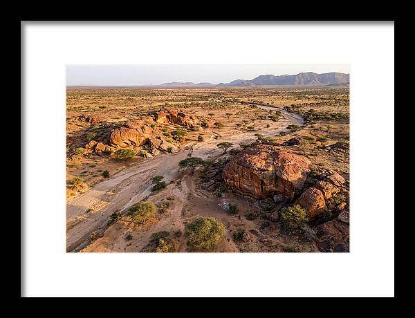 Laas Geel Rock Art Caves From Above