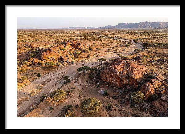 Laas Geel Rock Art Caves From Above