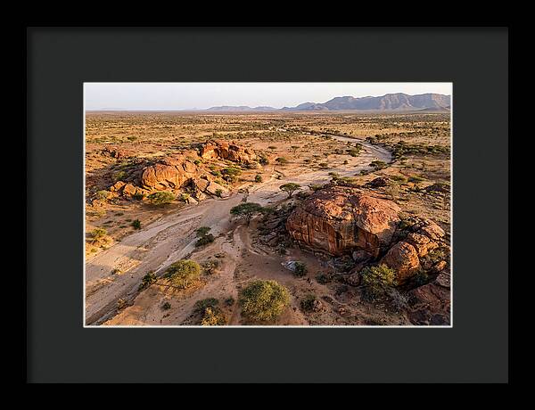 Laas Geel Rock Art Caves From Above