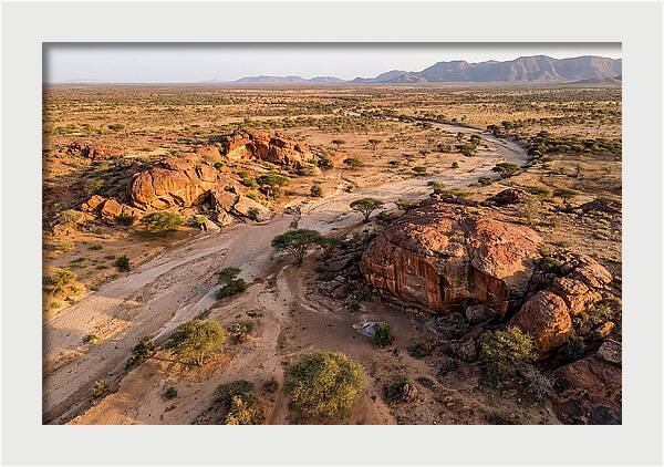 Laas Geel Rock Art Caves From Above