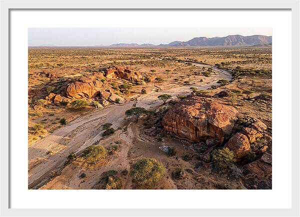 Laas Geel Rock Art Caves From Above