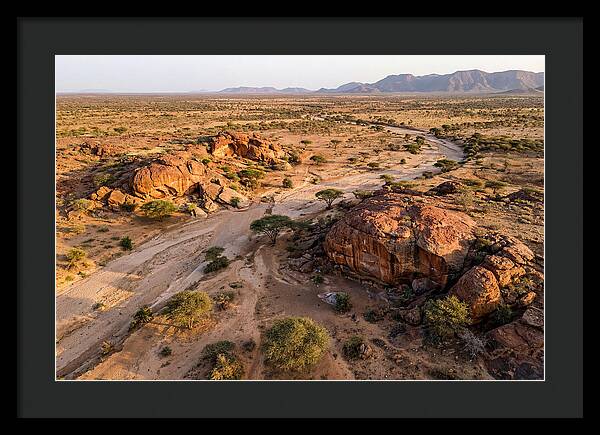 Laas Geel Rock Art Caves From Above