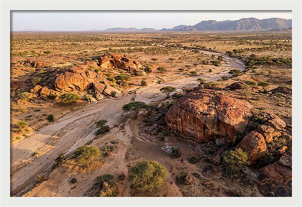 Laas Geel Rock Art Caves From Above