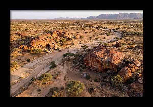 Laas Geel Rock Art Caves From Above