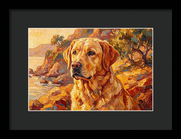 Labrador Retriever By The Sea