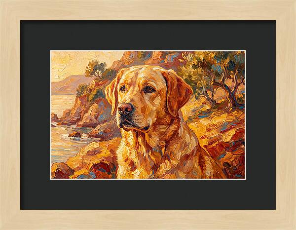 Labrador Retriever By The Sea