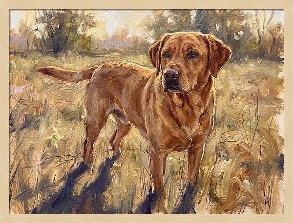 Labrador Retriever Exploring The Outdoors