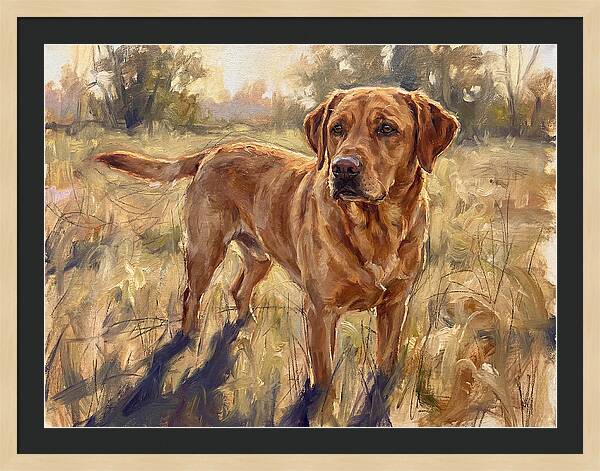 Labrador Retriever Exploring The Outdoors