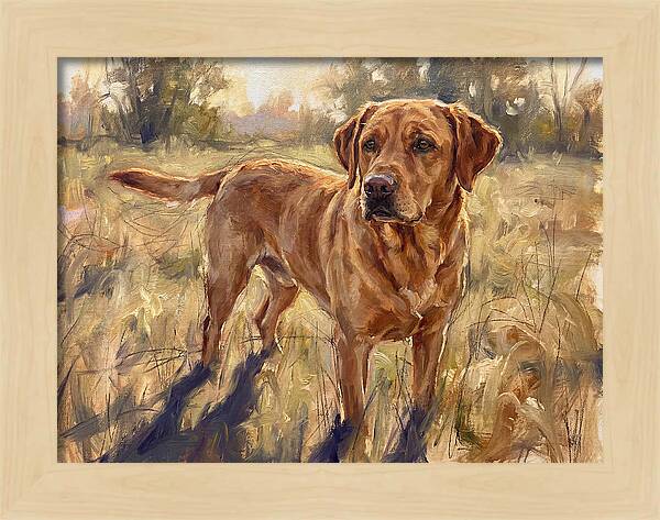 Labrador Retriever Exploring The Outdoors