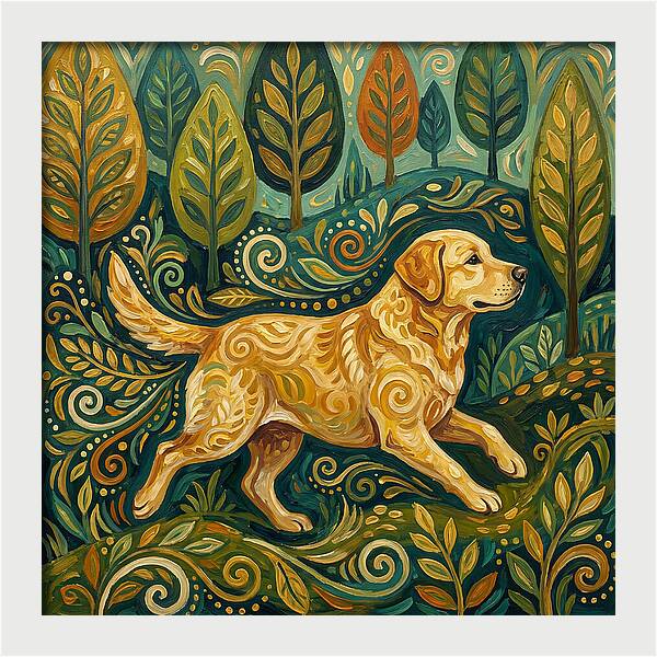 Labrador Retriever In Nature