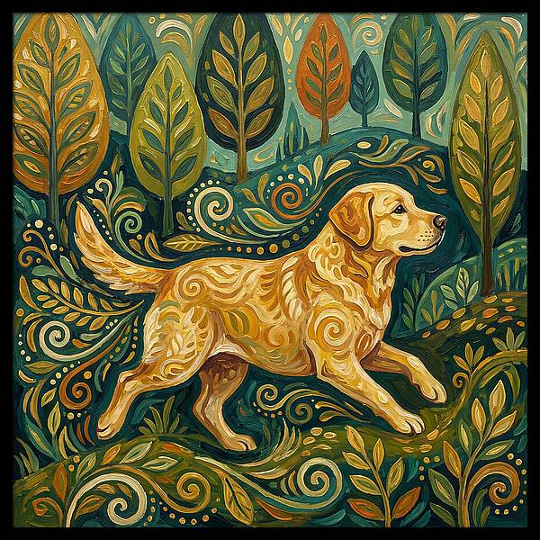 Labrador Retriever In Nature