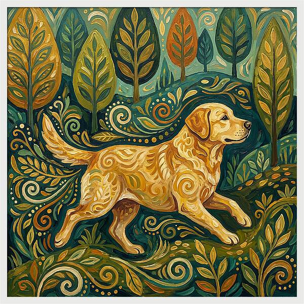 Labrador Retriever In Nature