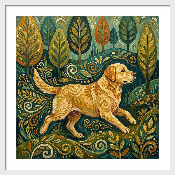 Labrador Retriever In Nature