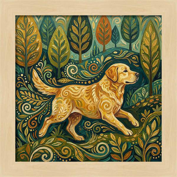 Labrador Retriever In Nature