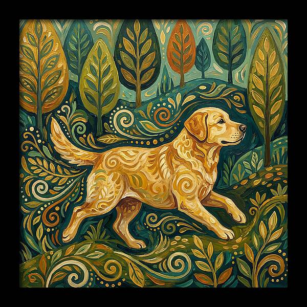 Labrador Retriever In Nature