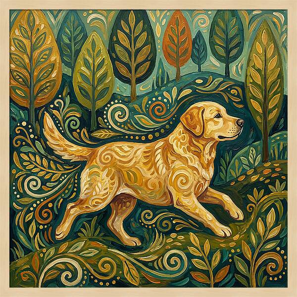 Labrador Retriever In Nature