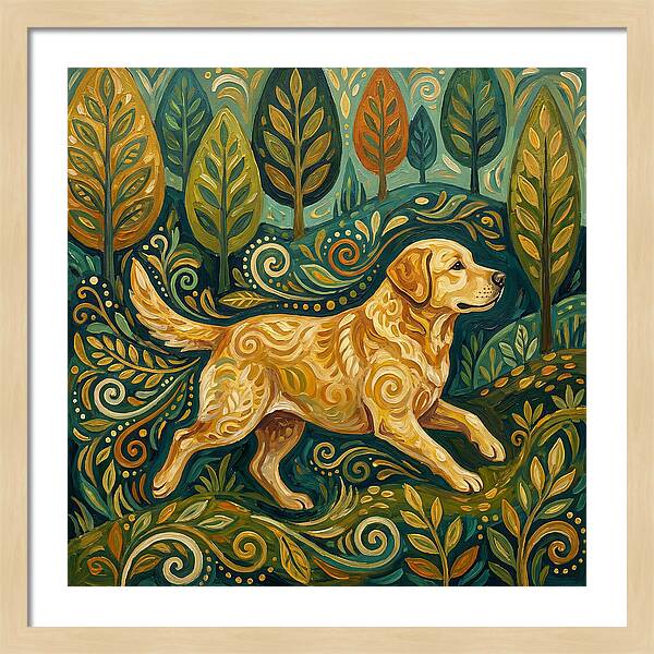 Labrador Retriever In Nature