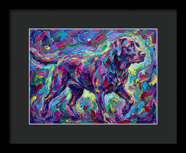 Labrador Retriever In Vibrant Colors