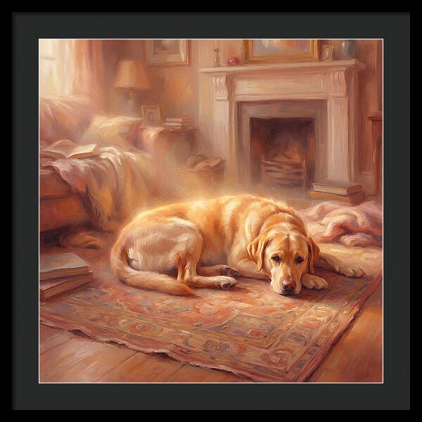 Labrador Retriever Relaxing