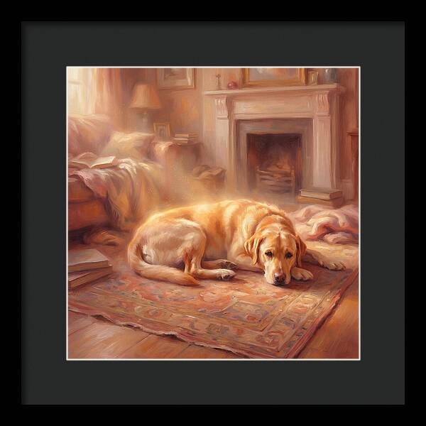 Labrador Retriever Relaxing