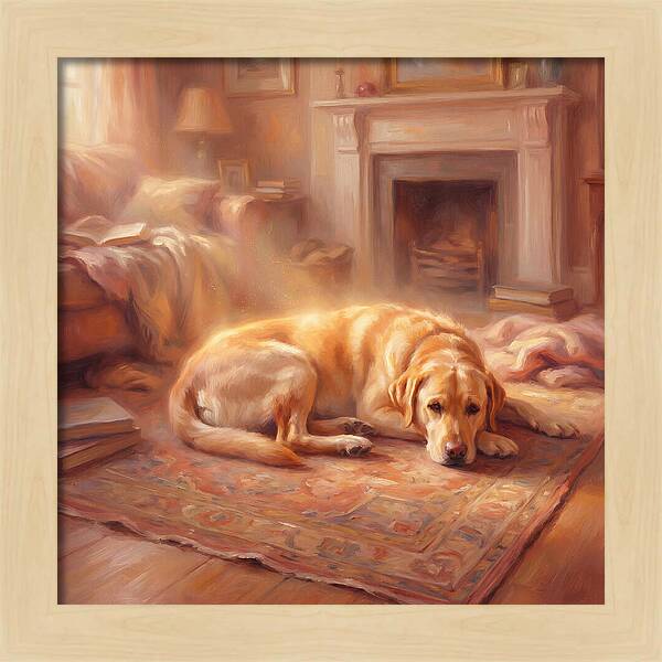 Labrador Retriever Relaxing