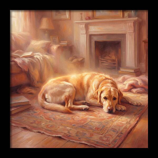 Labrador Retriever Relaxing
