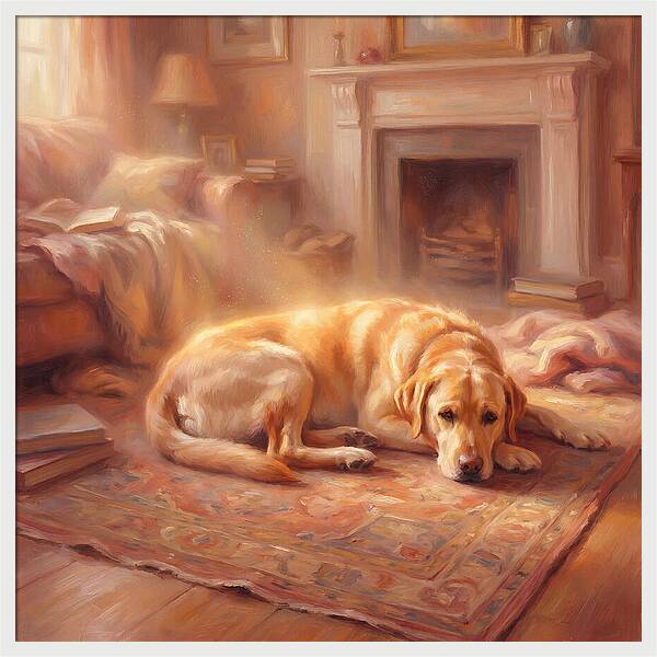 Labrador Retriever Relaxing
