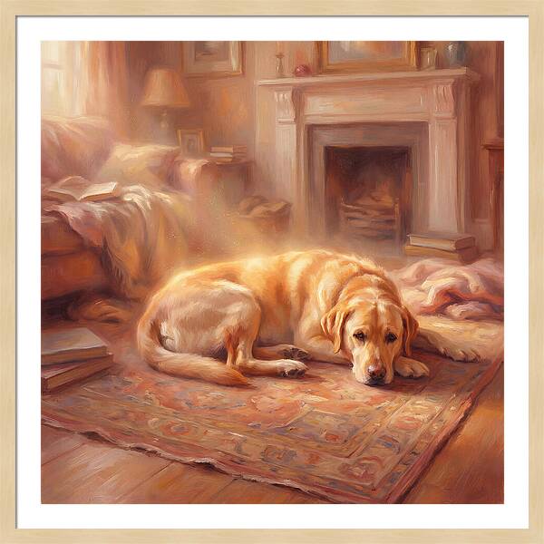 Labrador Retriever Relaxing