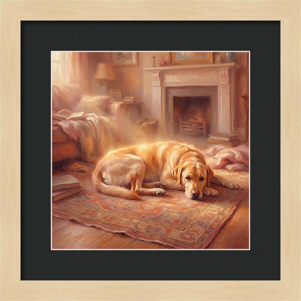 Labrador Retriever Relaxing