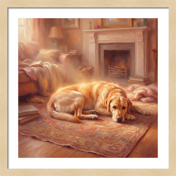 Labrador Retriever Relaxing