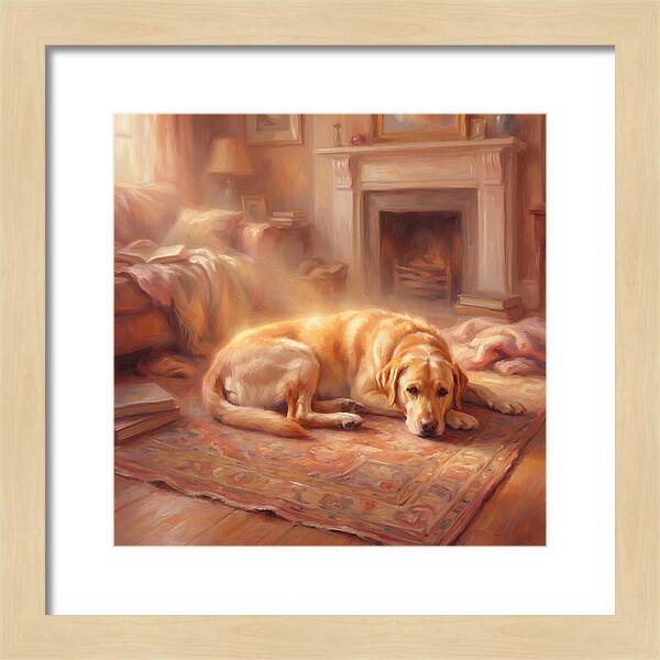 Labrador Retriever Relaxing