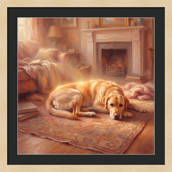 Labrador Retriever Relaxing